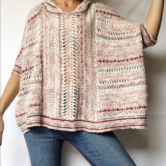 Anthropologie Sweaters - Anthropologie Moth Open Knit Multicolored Sweater